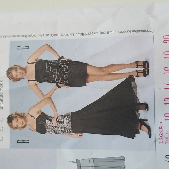 Burda Style 7055 Dress Sewing Pattern - Picture 4 of 4